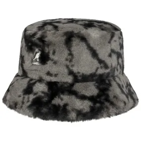      Cappello Faux Fur Grey Mottle Bucket by Kangol  