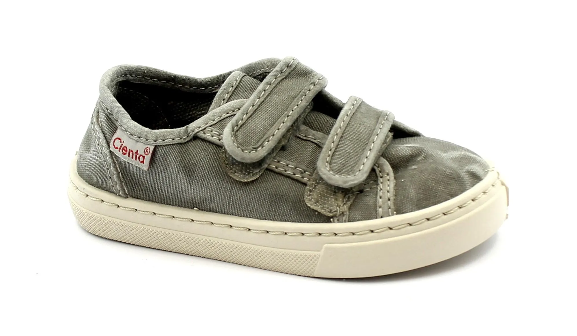 CIENTA 83777 170 32/38 grigio gris claro scarpe bambino strappi tessuto profumate