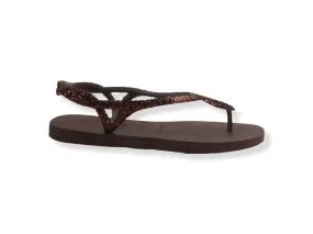 HAVAIANAS H Luna Prem II Infradito Donna Dark Brown 4147009