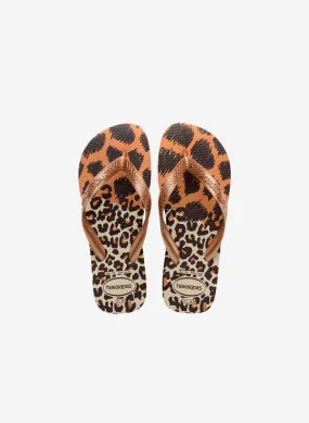 infradito top animalier