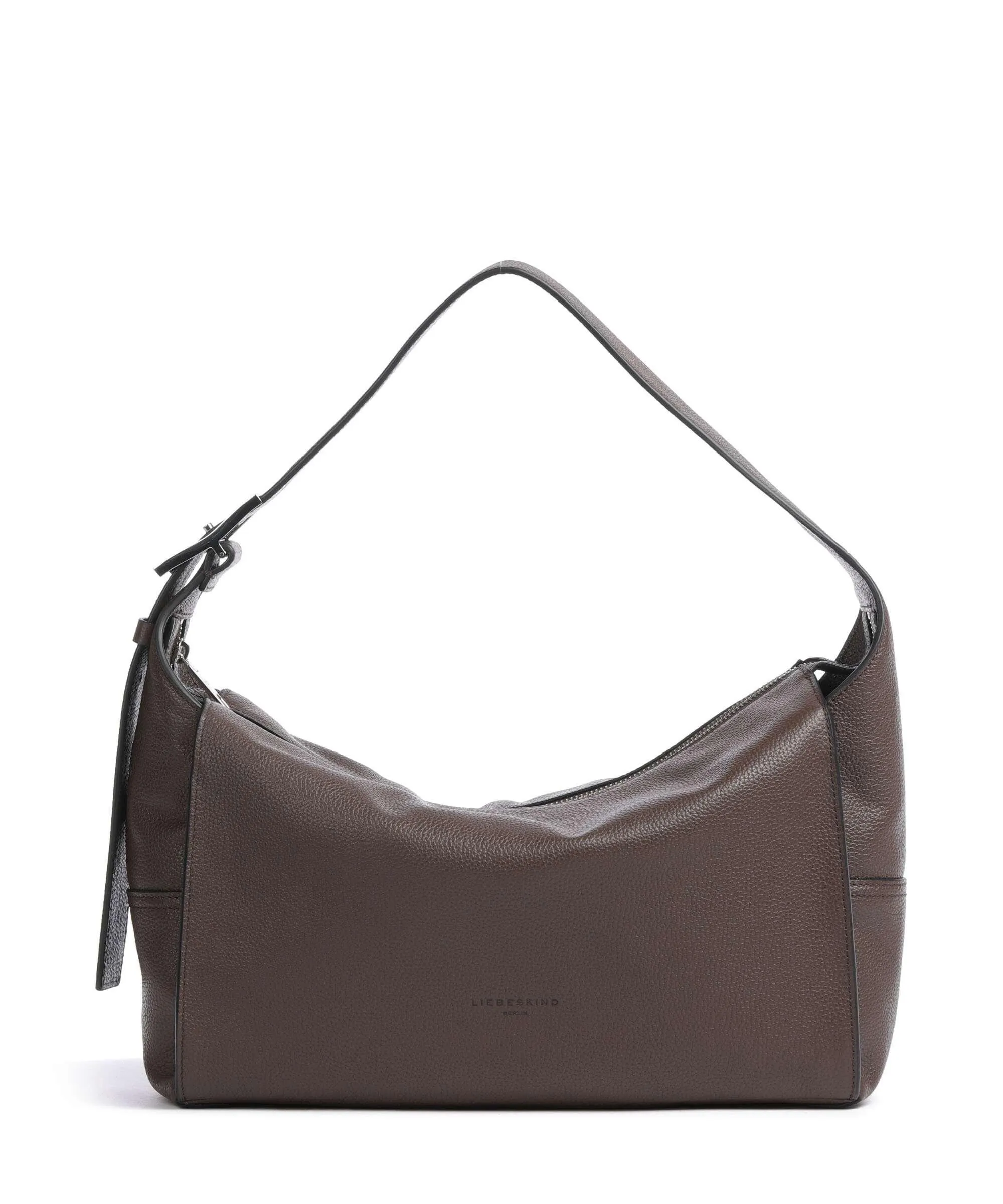  Liebeskind Lou Small Pebble M Borsa hobo pelle di vacchetta grana marrone scuro  