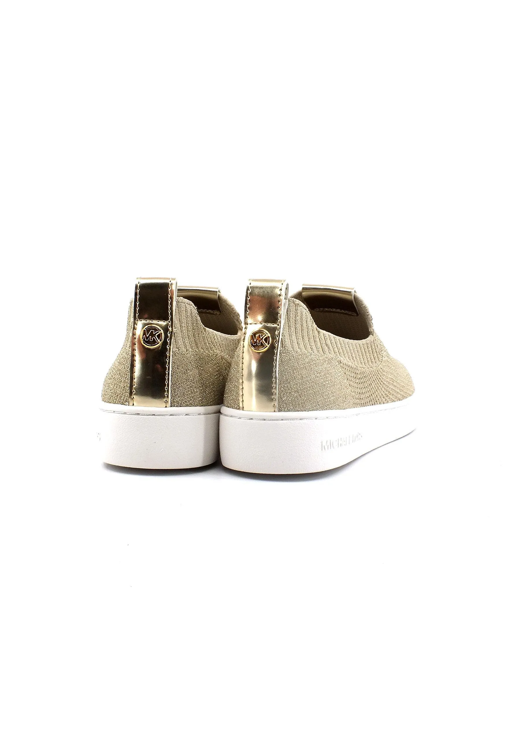 MICHAEL KORS Juno Knit Slip On Sneaker Donna Pale Gold 43R3JUFSAM