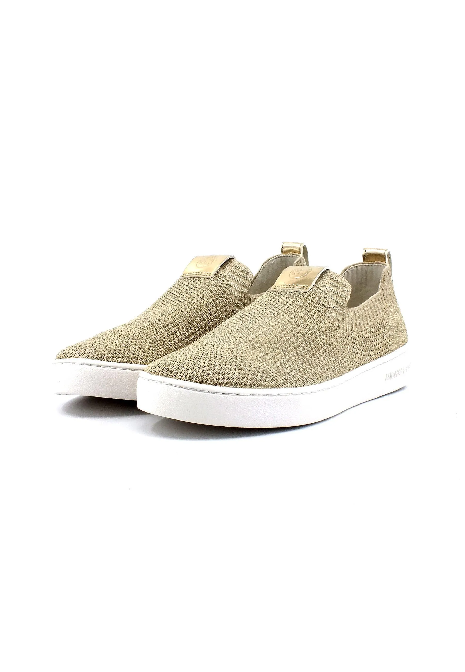 MICHAEL KORS Juno Knit Slip On Sneaker Donna Pale Gold 43R3JUFSAM