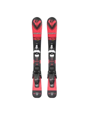 Pacchetto Sci Rossignol Hero Pro Jr + Team 4 Gw Nero 2023