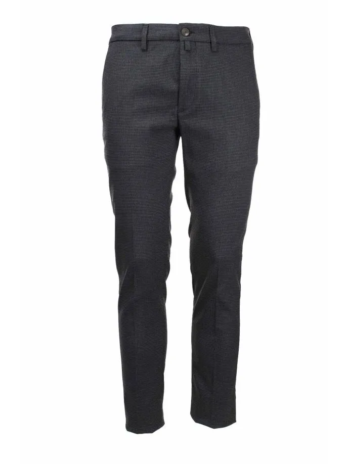 Pantalone chino microfantasia