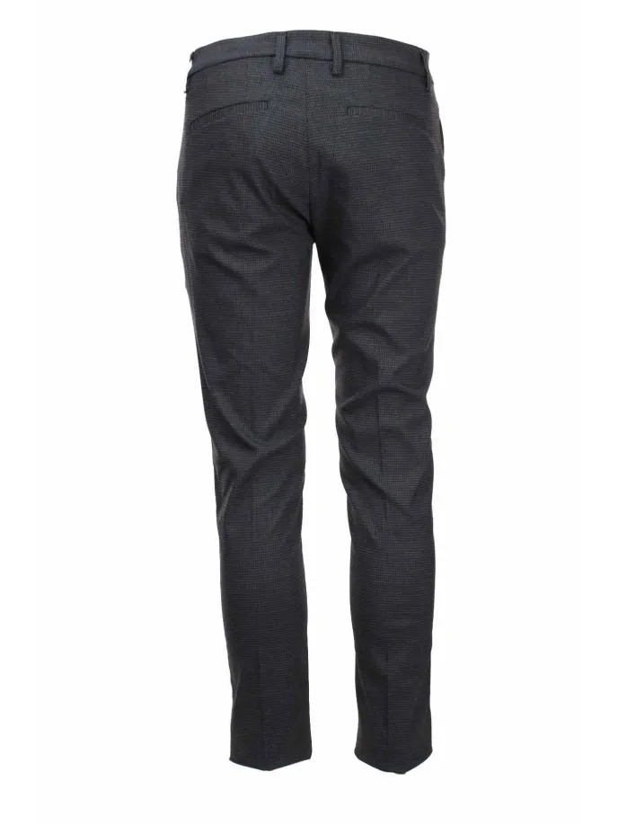 Pantalone chino microfantasia