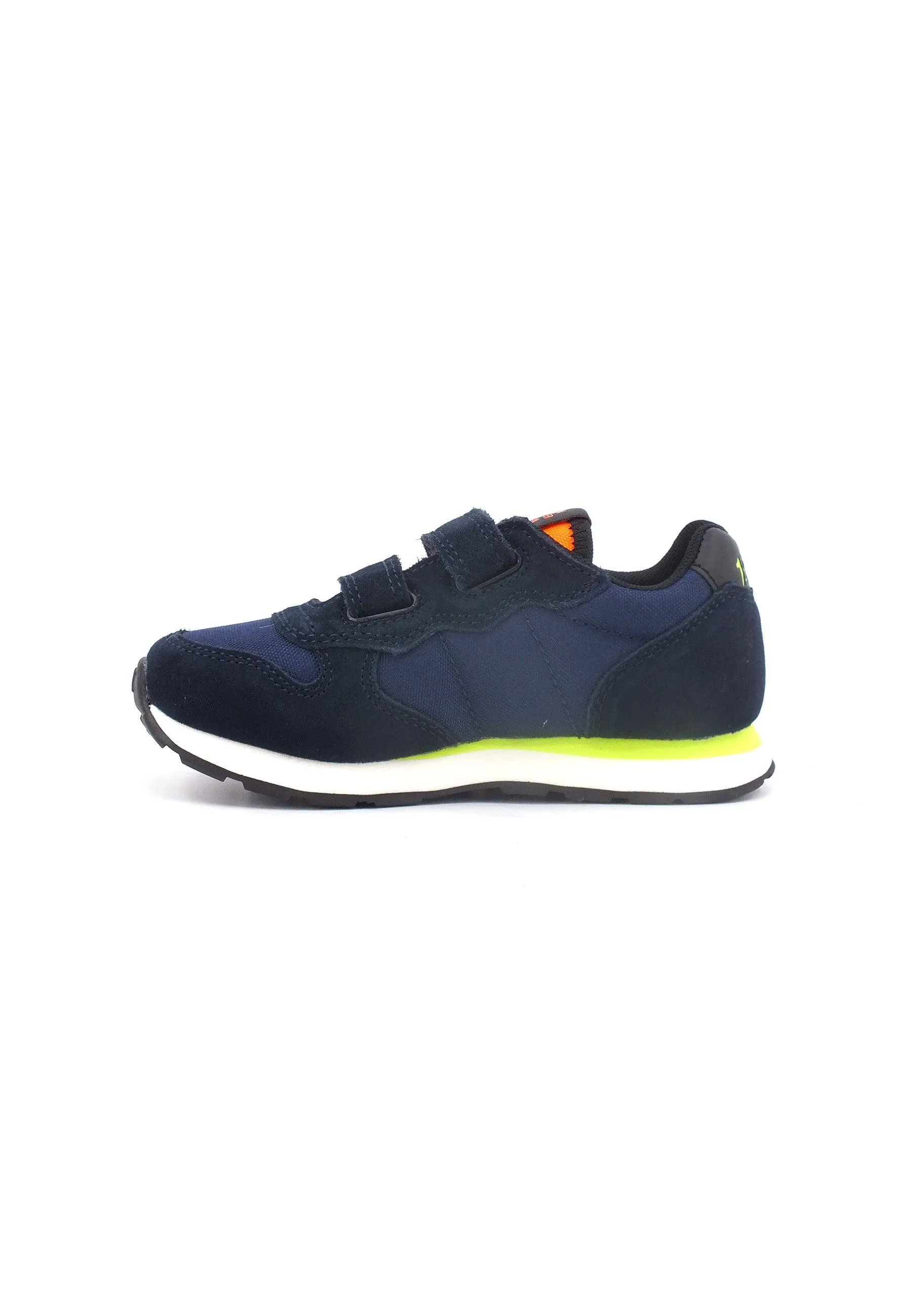 SUN68 Boy's Tom Fluo Sneaker Bimbo Navy Blue Z43302B