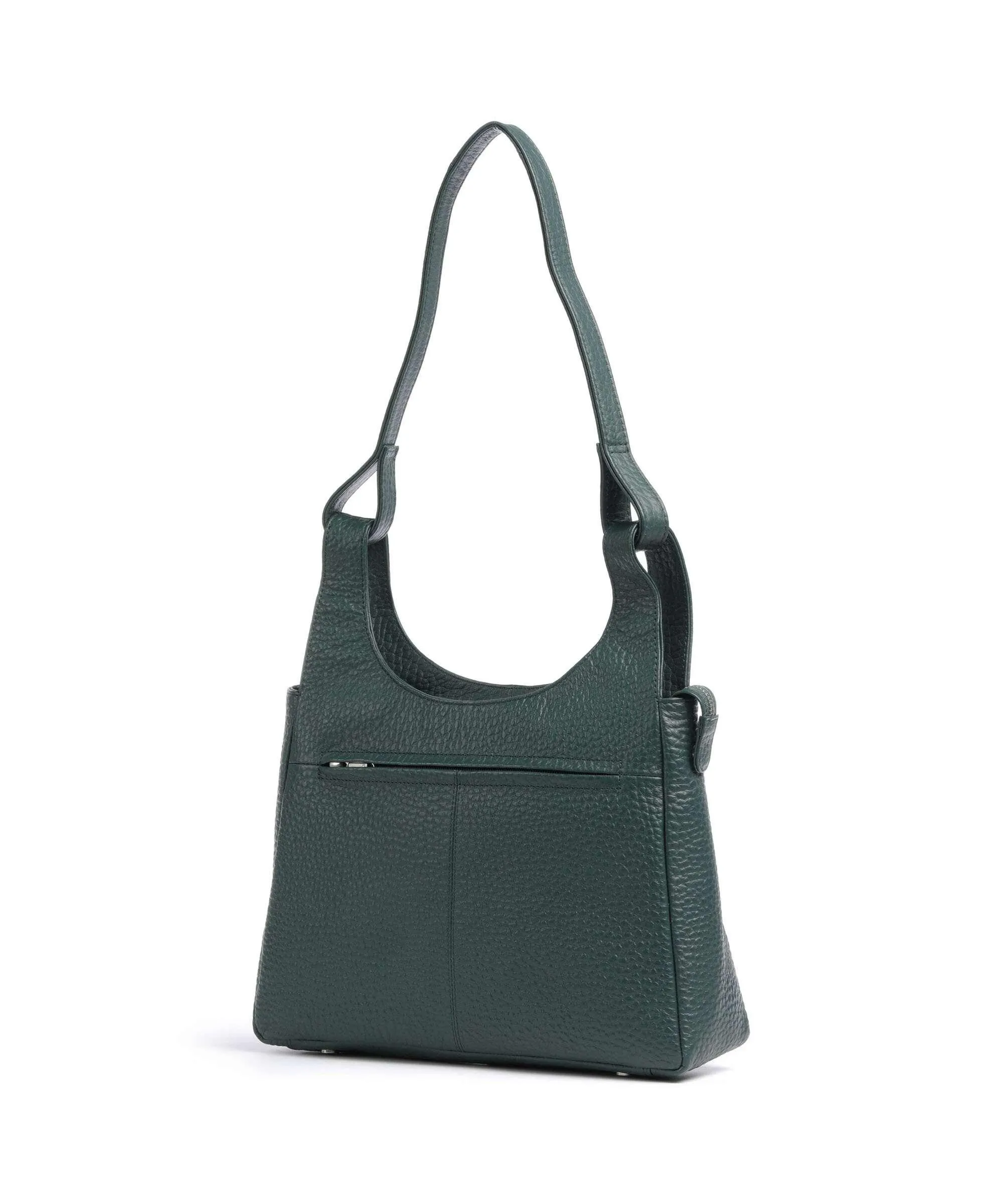  Voi Hirsch Letty Borsa hobo pelle granulata verde scuro  